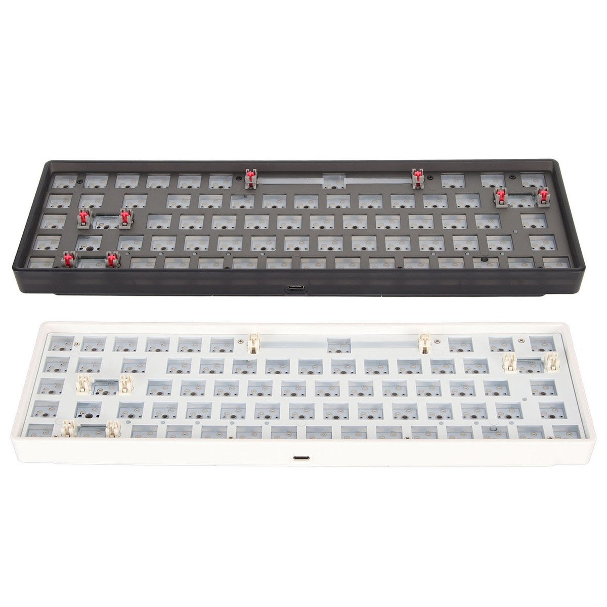 Mechanical Keyboard Kit 68 Keys 2.4G BT Wired Mode Gaming