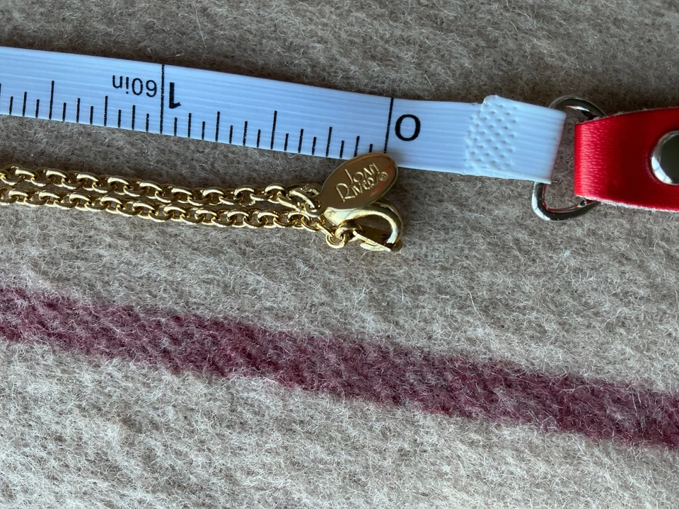 JOAN RIVERS Lily Of The Valley Enamel Egg Pendant Necklace With Pearl Accents - Image 3 of 4