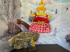 Build A Bear Workshop Hello Kitty Dress and Gold Jacket New With Tags