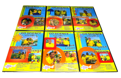 NEW~GO SCIENCE W/Ben Roy Children's DVD Volumes 1-6 Christian Homeschool~SEALED