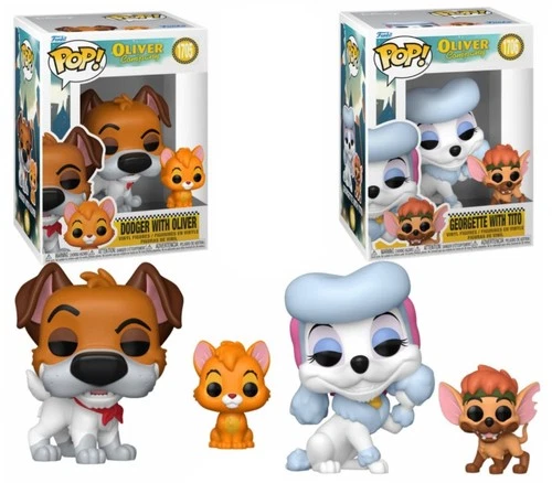 Oliver & Company Disney Funko Pop! Set (2)