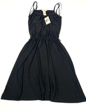 Guess Jeans Womens Vintage Black Mini Cocktail Party Dress,Made In USA NWT