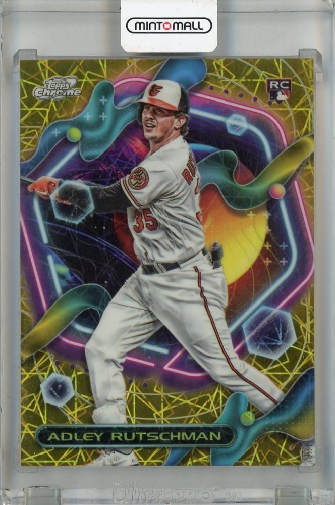 2023 Topps Cosmic Chrome Adley Rutschman Gold Interstellar RC /50