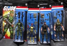 G.I. Joe Classified Series Retro Cardback Rock N Roll  Scarlett  Flint  Stalker