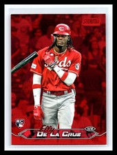 💥 ELLY DE LA CRUZ 2024 Topps Stadium Club - [REDS SP] - Red Foil RC # 48