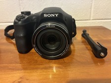 Sony Cyber-Shot DSC-H300 Digital Bridge Camera 20.1MP 35x Zoom, Bag, Tripod