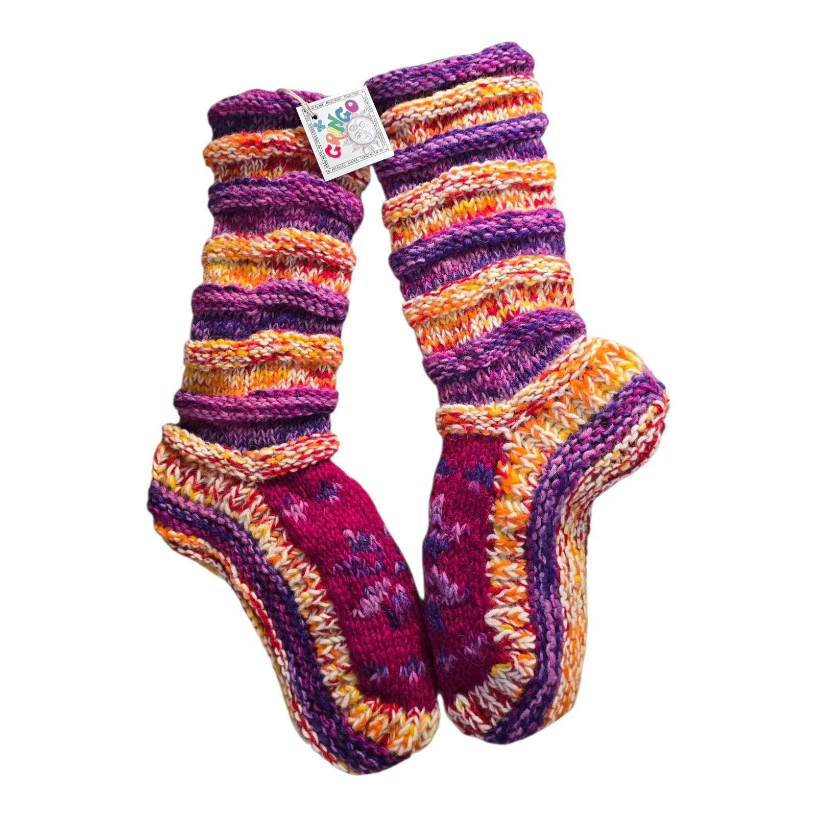 Bright Tone Long Slipper/Socks (SALE)