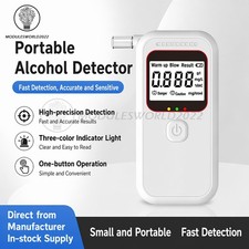 Alcohol Breathalyzer Tester Digital LCD Alcohol Detector Drunk Driving Analyzer