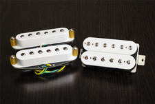 Tonerider Apex Plus HSS Hum Canceling Strat pickup set - white / flat poles