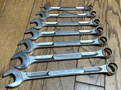   Thorsen Tools METRIC 13mm-22mm Wrench Set Combo Open Box Lot USA 12 Point