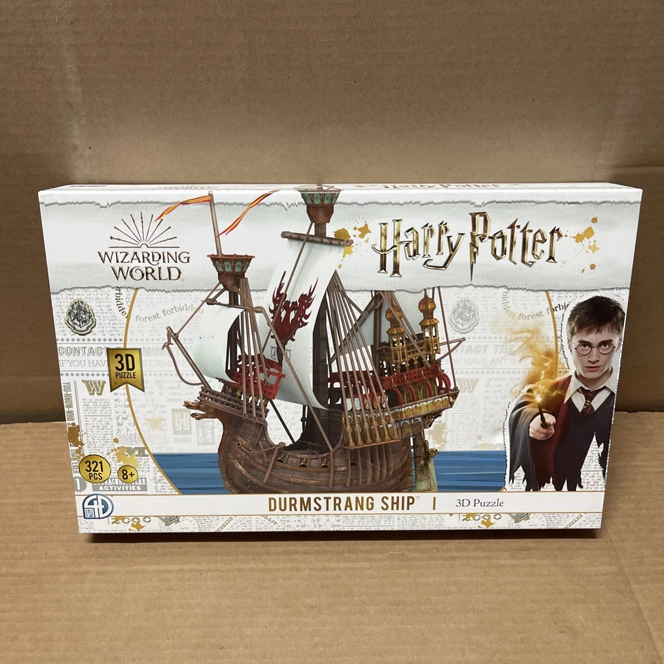 Harry Potter DURMSTRANG SHIP 3D Puzzle Wizarding World 321 Piece - Image 3 of 4