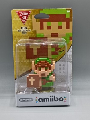 Legend Of Zelda 8-Bit Link Figure Amiibo Nintendo USA Version