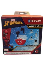 Marvel Spider  Man Kid Safe Bluetooth True Wireless Earbuds Charging Case NIB