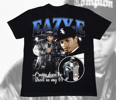 EAZY-E Hip Hop Cotton Shirt Unisex Concert S to 5XL US1254