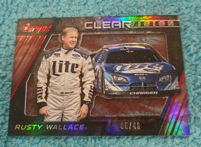 2016 Panini Torque Acetate NASCAR Clear Vision Red Rusty Wallace 5/49