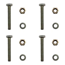 (Pack of Four) Snow Thrower Shear Pins Bolts and Nuts Fits Murray 88951MA 703057