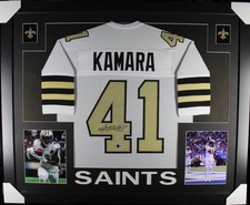 ALVIN KAMARA Signed/Autographed Custom Jersey in 35x43 Frame  - Beckett