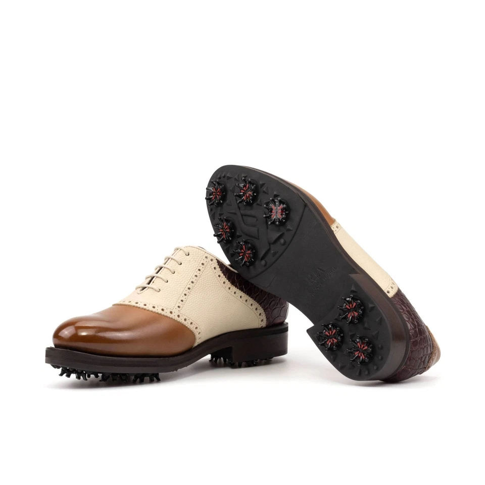 Robert August | The Lincoln Ave. Saddle Shoe No. 8211 | Golf Shoes - Image 2 of 4