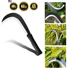 Garden Sickle Machete Cutting Tools Brush Clearing Grass Weeding Yard