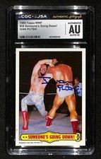 Ivan Putski Signed/Autographed 1985 TOPPS WWF Card #39 CGC/JSA 199091