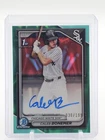 CALEB BONEMER 2024 BOWMAN CHROME AQUA LAVA 1ST ROOKIE AUTO /199 #CPA-CB Q2036