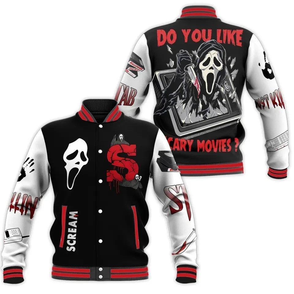 Ghostface Baseball Jacket image 1