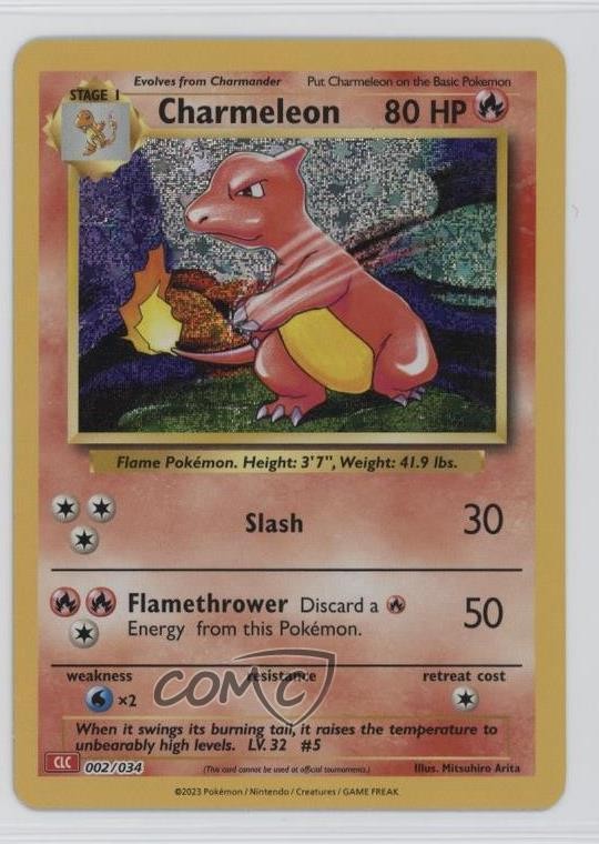 Charmeleon Holo Pokemon TCG Classic Charizard Deck (CLC) #002