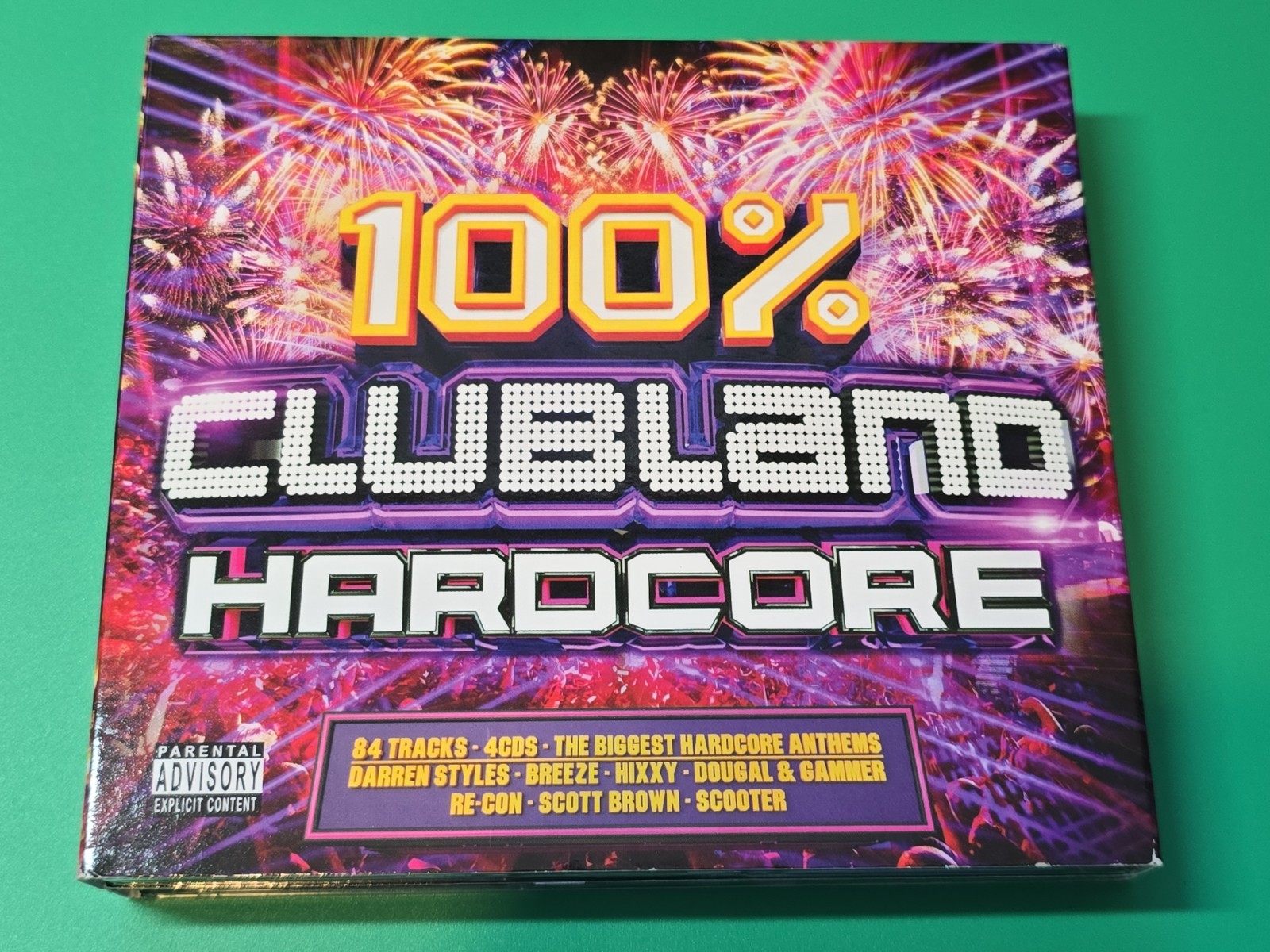 100% Clubland Hardcore by Various Artists (CD, 2017)