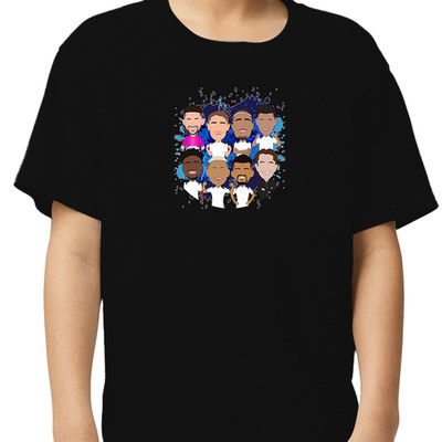 Spurs 2025-26 Vector Heroes Kinder T-Shirt Tee 3-13 Jahre Tottenham Tee