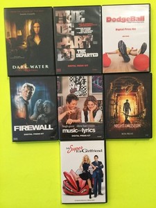 7 CD-ROM Press Kits The Departed Dodgeball Music & Lyrics Night at the Museum +3
