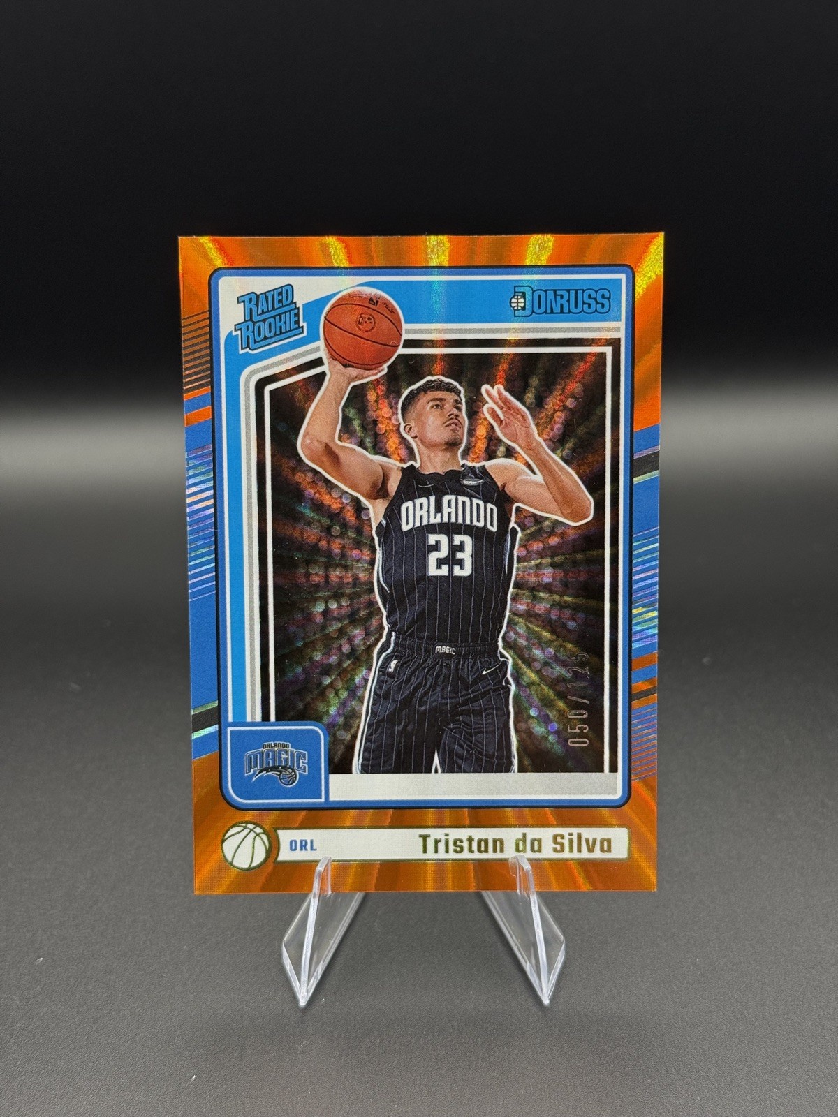 2024-25 Panini Donruss Rated Rookie Tristan Da Silva #203 Crystals /125 (RC)