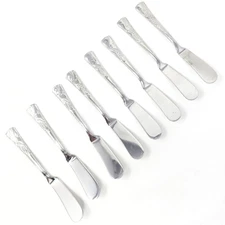 Lenox Holiday Nouveau 18/10 Butter Spreader Knife Set Of 8 Stainless Flatware