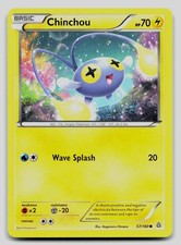 Chinchou 57/160 Common Primal Clash Pokemon Lightly Played