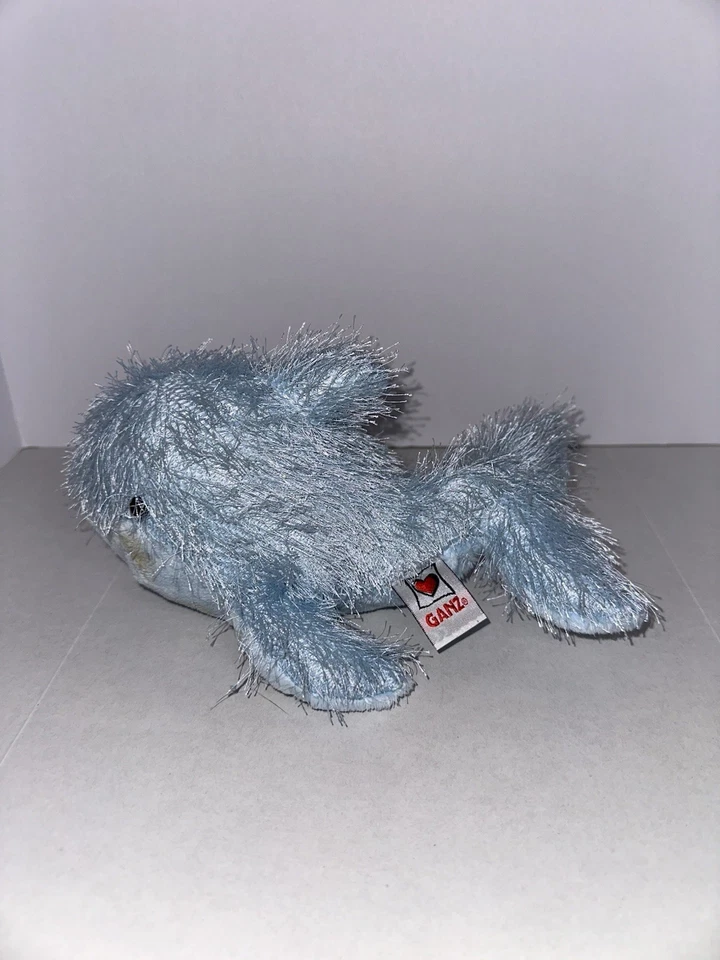 GANZ Webkinz BLUE WHALE Plush HM356 Stuffed Animal Toy No Code - Image 2 of 4