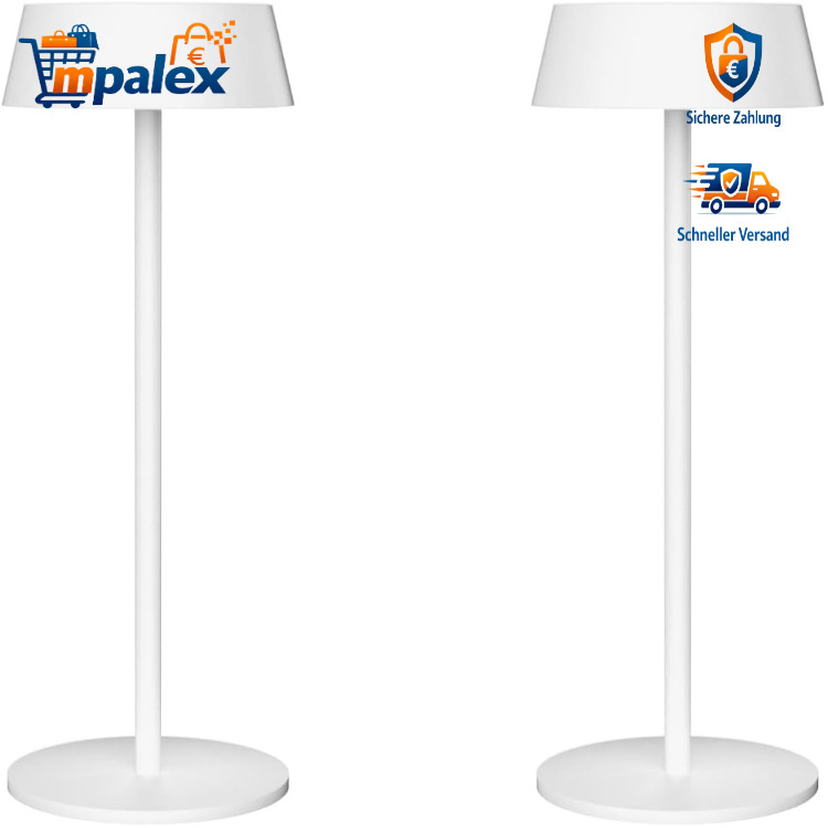 Akku Schreibtischlampe 2er Pack Dimmbar Warme Licht 3000