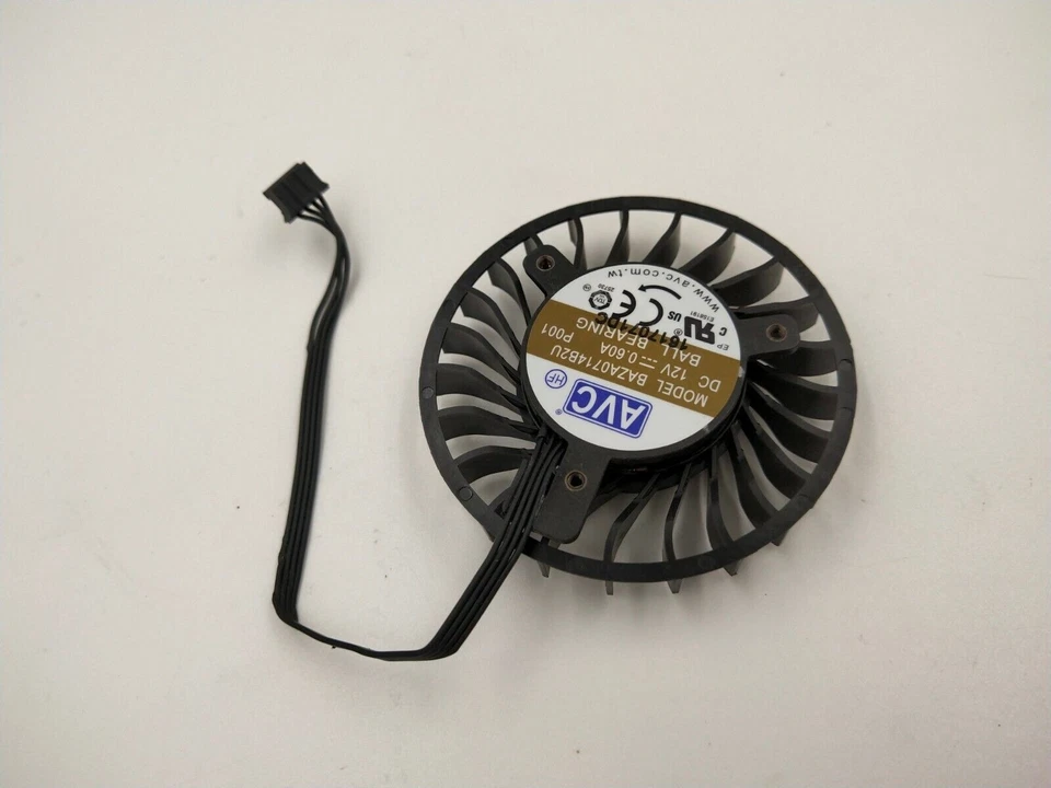 Cooler Fan For QUADRO P4000 M4000 BAZA0714B2U 64mm 4Pin 12V 0.6A Graphics Card - Image 4 of 4