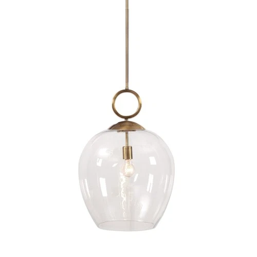 Uttermost 22127 Calix Large Blown Glass 1 Light Pendant - Picture 1 of 3