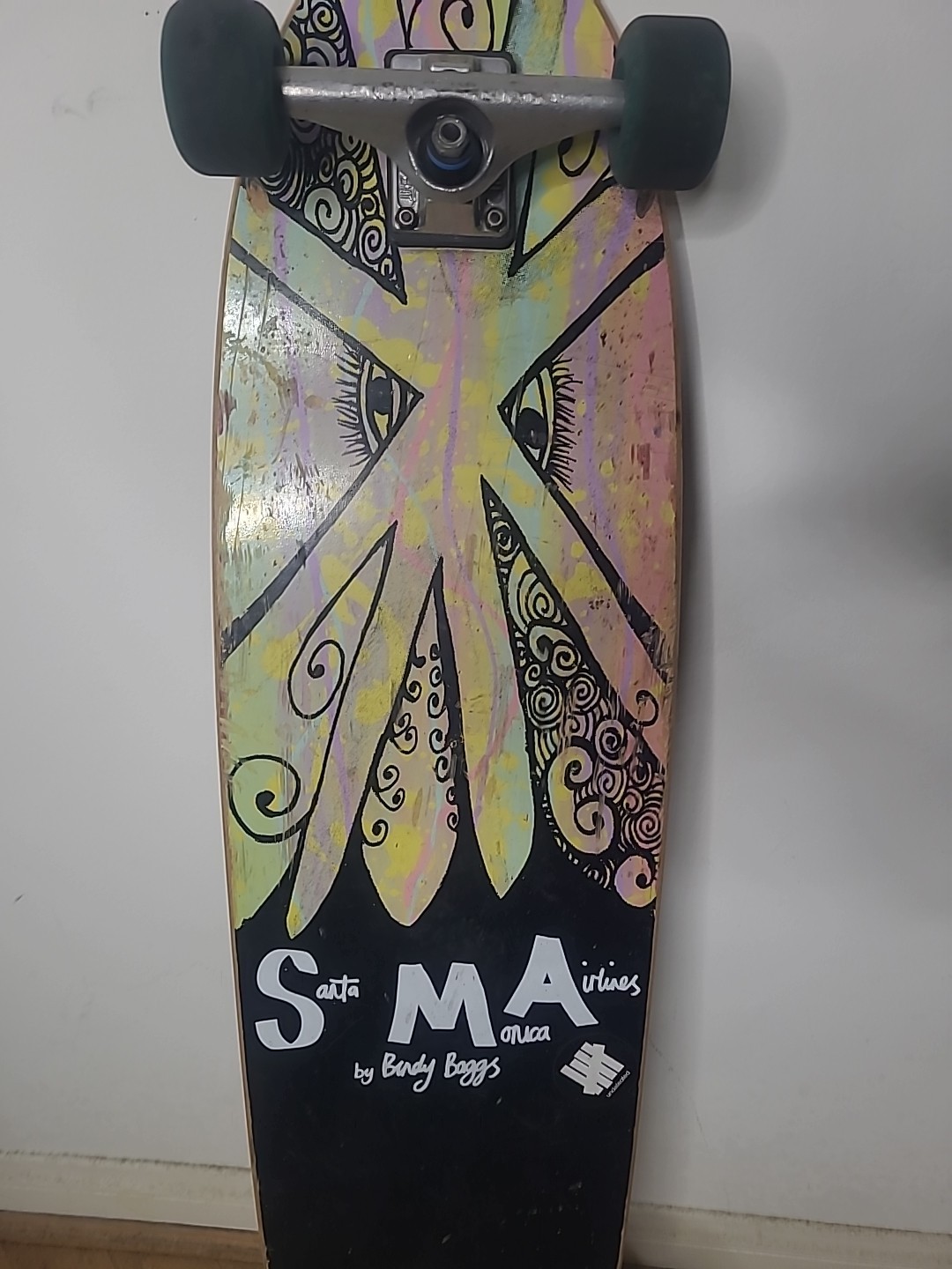 RARE Santa Monica Airlines SMA Bindy Baggs Longboard Skateboard