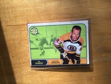 Eddie Shack 3 hockey card 2 Autograph