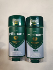 Mitchum Men Power Gel Anti-Perspirant  Deodorant Unscented 3.4 Oz Each pk 2