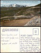 Colorado Ansichten Allgemein Pikes Peak Colorado USA America 1930