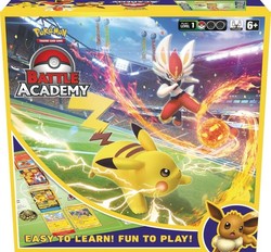 Pokémon TCG: Battle Academy 2022 Board Game (Cinderace V, Pikachu V & Eevee V)