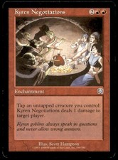 Kyren Negotiations LP Light Play Mercadian Masques MTG [8854]