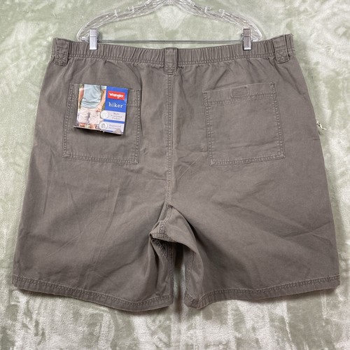 Wrangler Cargo Hiker Shorts Men's Size 44 Green Classic Flex Waistband Cotton - Picture 6 of 12