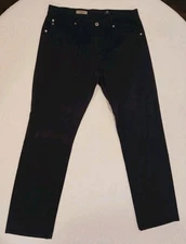 AG Adriano Goldschmied Jeans Mens 32x32 Black Graduate Tailored Leg Denim