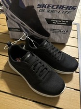 Skechers Glide-Lite Men's Pacer All Day Comfort Sneaker Black - Size 8 Men Vs16