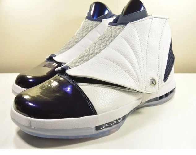 Nike Air Jordan 16 Retro 2016 Midnight Navy Talla 8 683075-106 Xvi 1 3 4 11 Foto 2 de 4