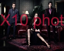 THE VAMPIRE DIARIES #138,IAN SOMERHALDER,nina dobrev,PAUL WESLEY,8X10 photo