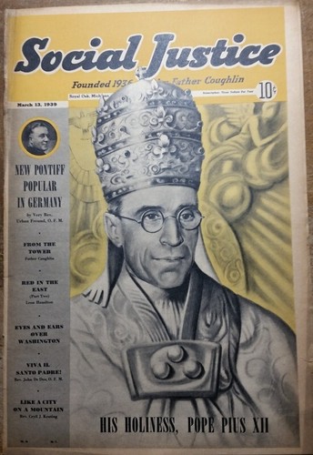 March 1939 Social Justice Magazine Set of Four Issues Father Coughlin - Imagen 6 de 24
