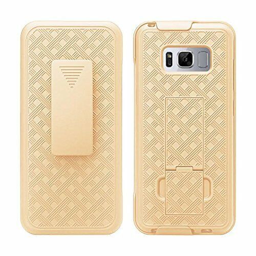 Para Samsung Galaxy S8 + Funda Holster Belt Clip Combo Kickstand Phone Cover - Imagen 9 de 20